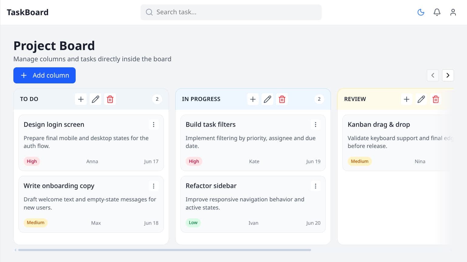 Preview image for the article about Tailwind and a todo app